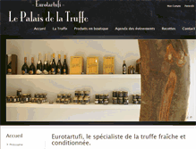 Tablet Screenshot of eurotartufi.com